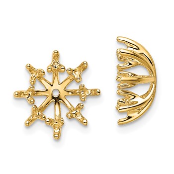 14k Fancy Diamond Earring Jacket Mountings