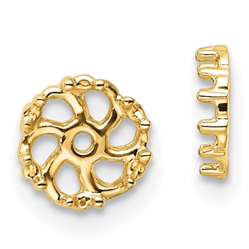 14k Diamond Earring Jacket Mountings