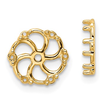 14k Diamond Earring Jacket Mountings