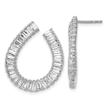 True Origin 14K White Gold 4 carat Lab Grown Diamond VS+ F+ Post Complete Earrings