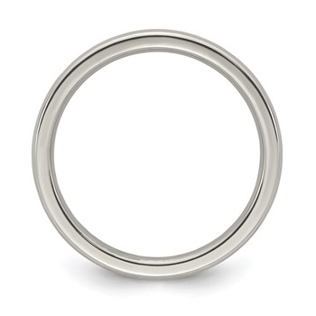 Edward Mirell Titanium 6mm Polished Band — alternate view