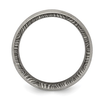 Edward Mirell Timoku Flat Beveled Edge 7mm Band — alternate view