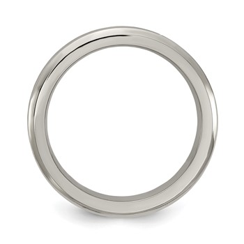 Edward Mirell Titanium Polished Concave 5mm Band — alternate view