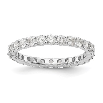 14KW Lab Grown Diamond VS/SI+ G+ Shared Prong Eternity Band