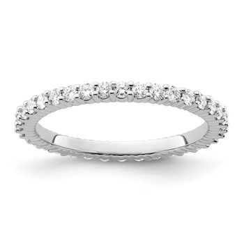 14ky Lab Grown Diamond VS+ F+ 1/2ct. Eternity Band