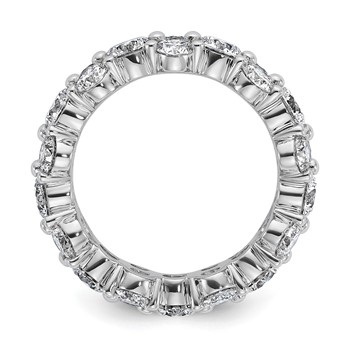 True Origin 14K White Gold Size 7 Holds 5 3/8 carat Eternity Band Mounting — alternate view