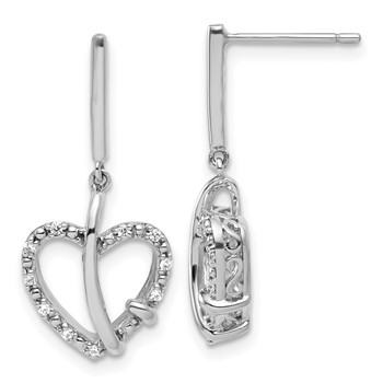 SS CZ Dangle Earrings