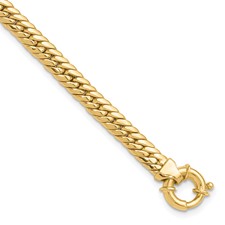 Image of 14K Polished Fancy Link Bracelet
