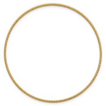 1/20 14K Gold Filled Sparkle 1.30mm Wire Stacking Bangle — alternate view