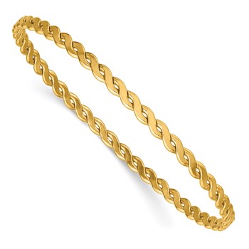 1/20 14K Gold Filled 3.50mm Woven Bangle