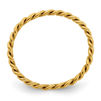 1/20 14K Gold Filled 2.90mm Curb Link Chain Ring-Size 5-6 — alternate view