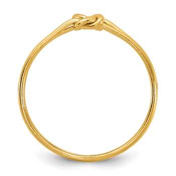 1/20 14K Gold Filled Double Love Knot 2.0mm Ring — alternate view