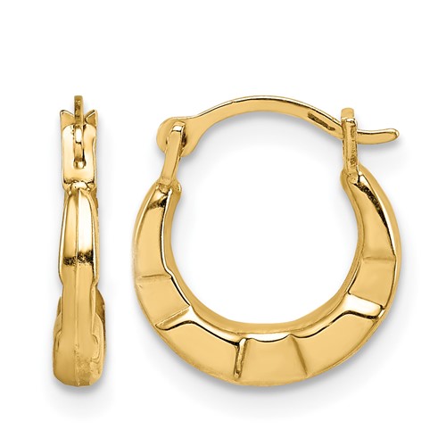 14k Madi K Hoop Earrings