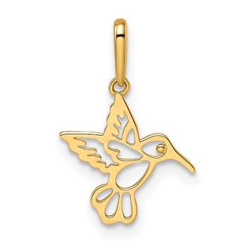 14k Madi K Hummingbird Childrens Pendant