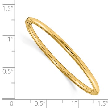 14k Madi K 2.5mm Slip-on Baby Bangle — alternate view