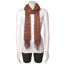Image of Orange & Pink Multicolor Scarf