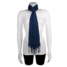 Image of Navy Blue Fashion Scarf