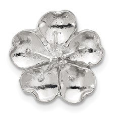 Image of Pewter Cherry Blossom Magnetic Scarf Pin Brooch
