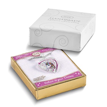 Glass Baron Multicolored Unicorn 18 inch Cord Necklace — alternate view