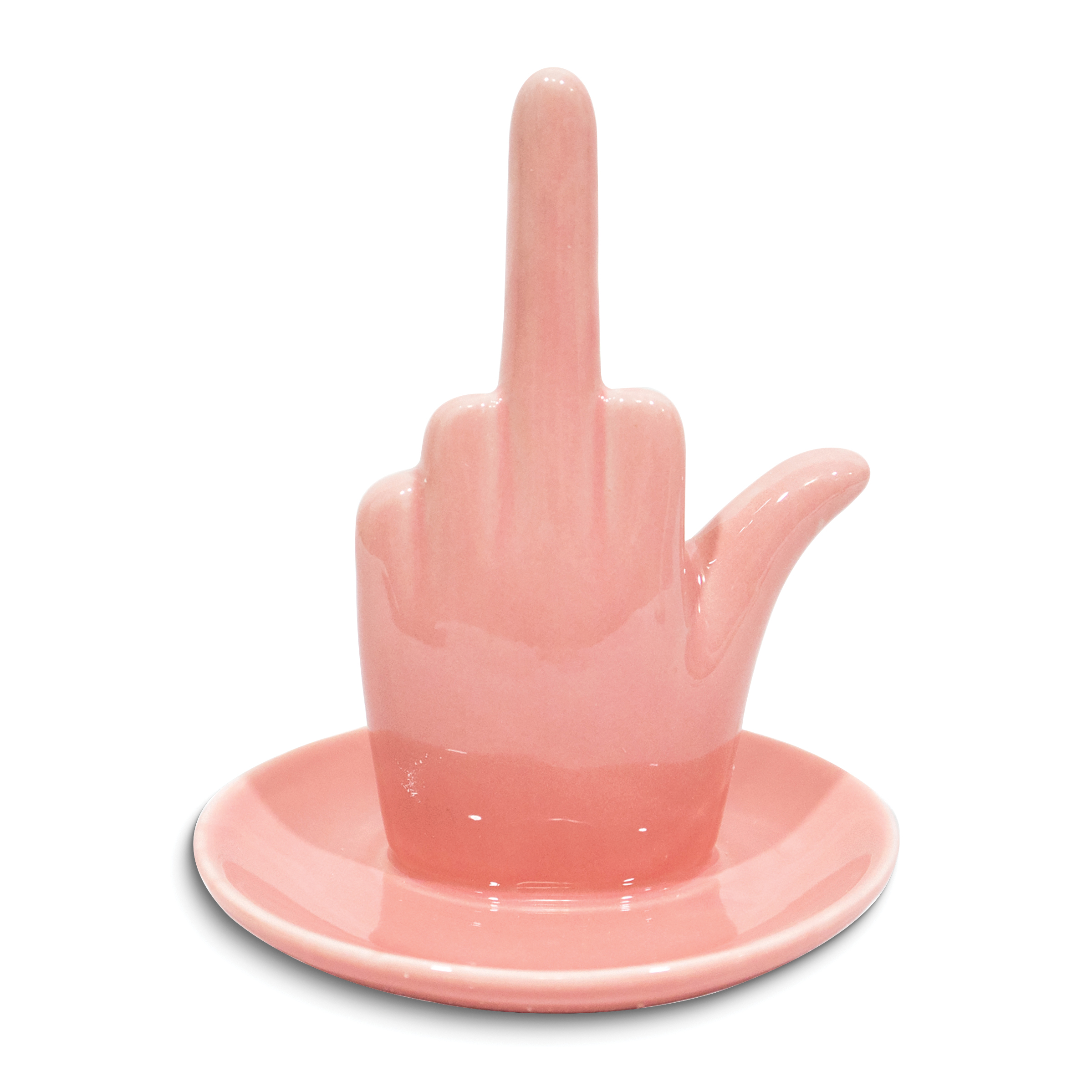 Middle finger online ring holder