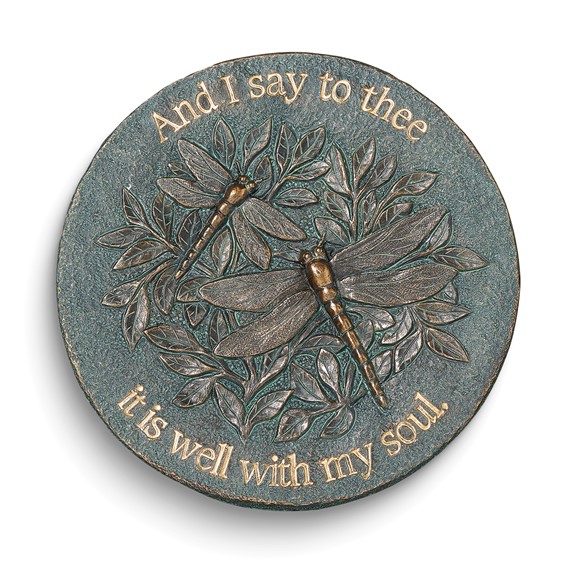 Soul Bronze Blue 9 inch Stepping Stone - Quality Gold