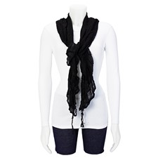 Image of Black Fashion Scarf