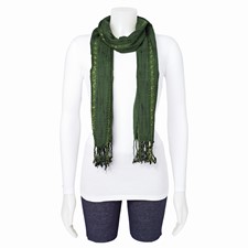Image of Green & Black Fashion Scarf