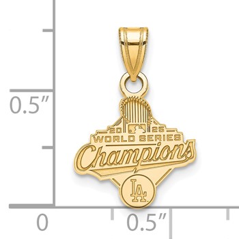 GP 2025 World Series Champions Los Angeles Dodgers Small Pendant — alternate view