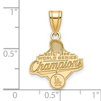 GP 2025 World Series Champions Los Angeles Dodgers Medium Pendant — alternate view