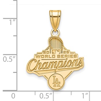 GP 2025 World Series Champions Los Angeles Dodgers Large Pendant — alternate view