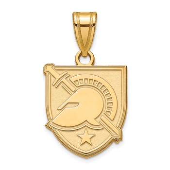 14k Gold LogoArt U.S. Military Academy Letter A Medium Pendant