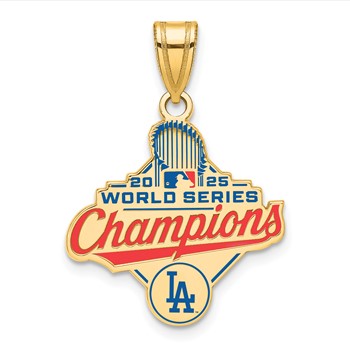 GP 2025 World Series Champions Los Angeles Dodgers Large Enamel Pendant