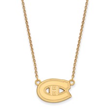 Montreal Canadiens 14k Yellow Gold Medium Pendant - LogoArt display picture 1