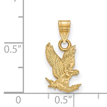 14k Gold LogoArt United States Air Force Academy Falcon Small Pendant — alternate view
