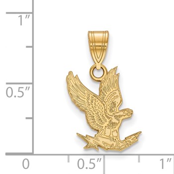 10k Gold LogoArt United States Air Force Academy Falcon Medium Pendant — alternate view