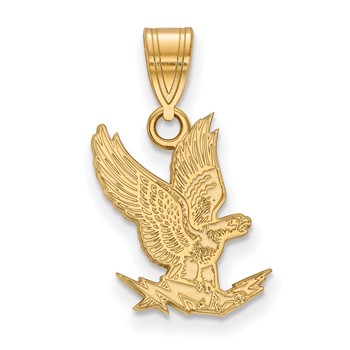 10k Gold LogoArt United States Air Force Academy Falcon Medium Pendant
