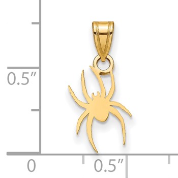 10ky Gold University of Richmond Small Spider Pendant — alternate view