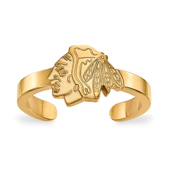 10Ky NHL Logo Art Blackhawks Toe Ring