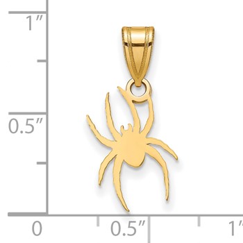 14ky Gold University of Richmond Medium Spider Pendant — alternate view