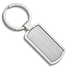 Nickel-plated Polished and Satin Golf Divot Repair Keychain Nickel-plated Polished and Satin Golf Divot Repair Keychain