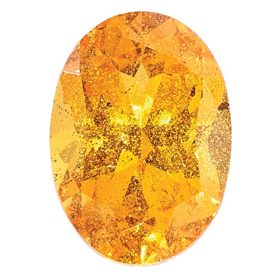 Etched Orange Garnet Crystal / Etched Garnet / Orange Garnet / Natural  Garnet Crystal / Garnet Gemstone / Garnet Stone / January Birthstone 