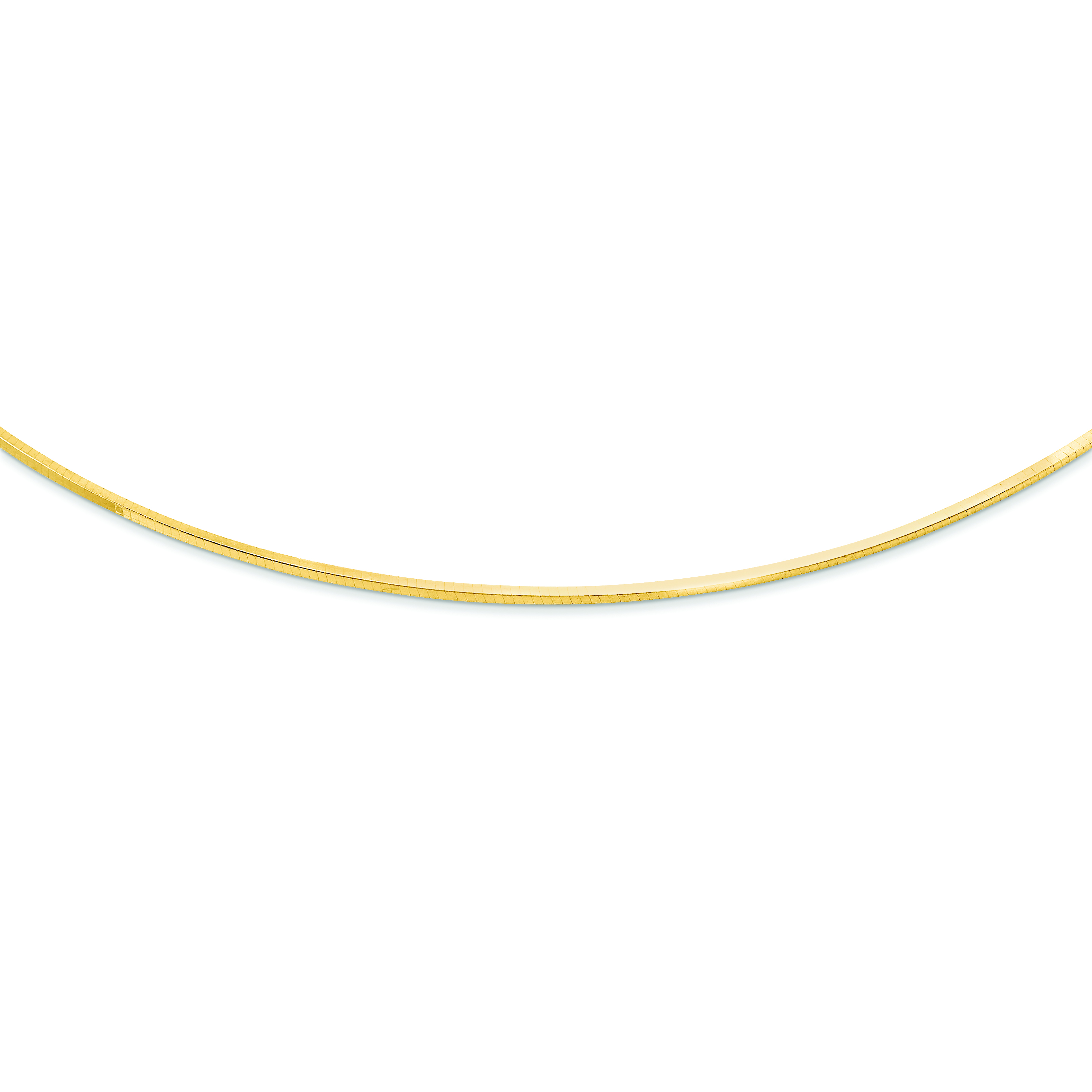Affordable Expressions Sterling Silver Yellow-plated Square Snake Style Omega 16 inch Necklace