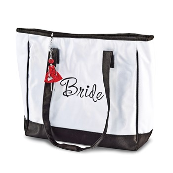 Le Amiche Silver-tone Red Strass Crystal Doll Charm w/Chain — alternate view