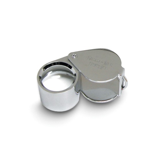 US 2-4Pc 30X Jeweler Coin Loupe Magnifier Foldable Pocket Magnifying Glass Eye, Size: Small
