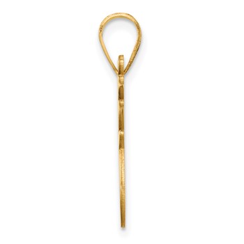 14k Enameled Red-Nosed Reindeer Charm — alternate view