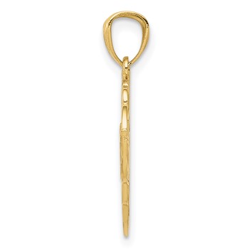 14k and White Rhodium SWEET 16 Pendant — alternate view