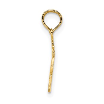 14k #1 DAUGHTER-IN-LAW Charm — alternate view