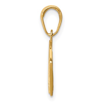 14k Aces Playing Cards Pendant — alternate view