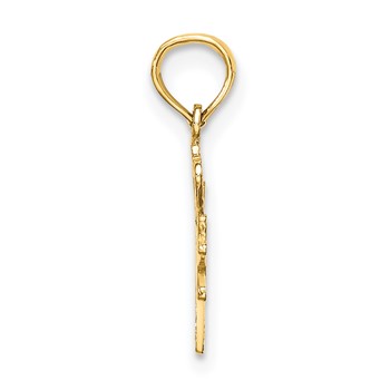 14k I HEART HOLLYWOOD Star Charm — alternate view