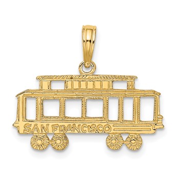 14k SAN FRANCISCO Cable Car Charm